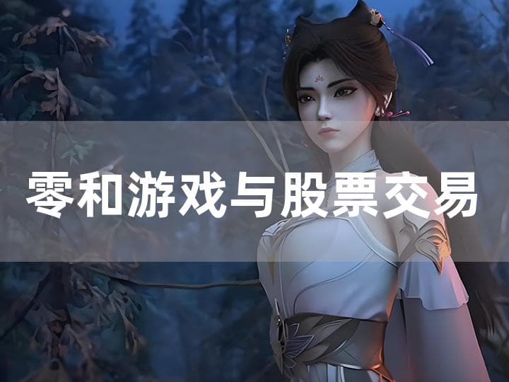 零和游戏与股票交易：深入剖析两者关系及交易策略