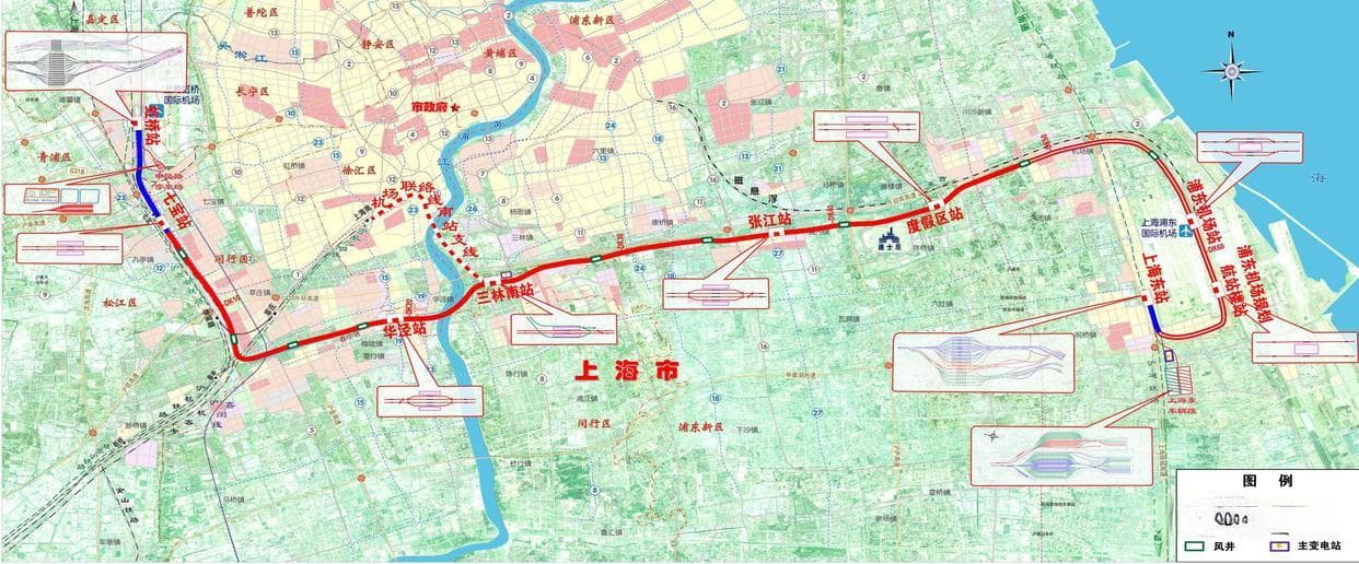 上海浦东机场到虹桥高铁站有哪些出行方式？哪种方式最节省时间？
