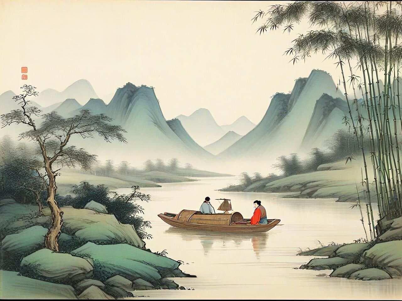 苏轼《定风波·莫听穿林打叶声》：风雨行者，一蓑烟雨任平生