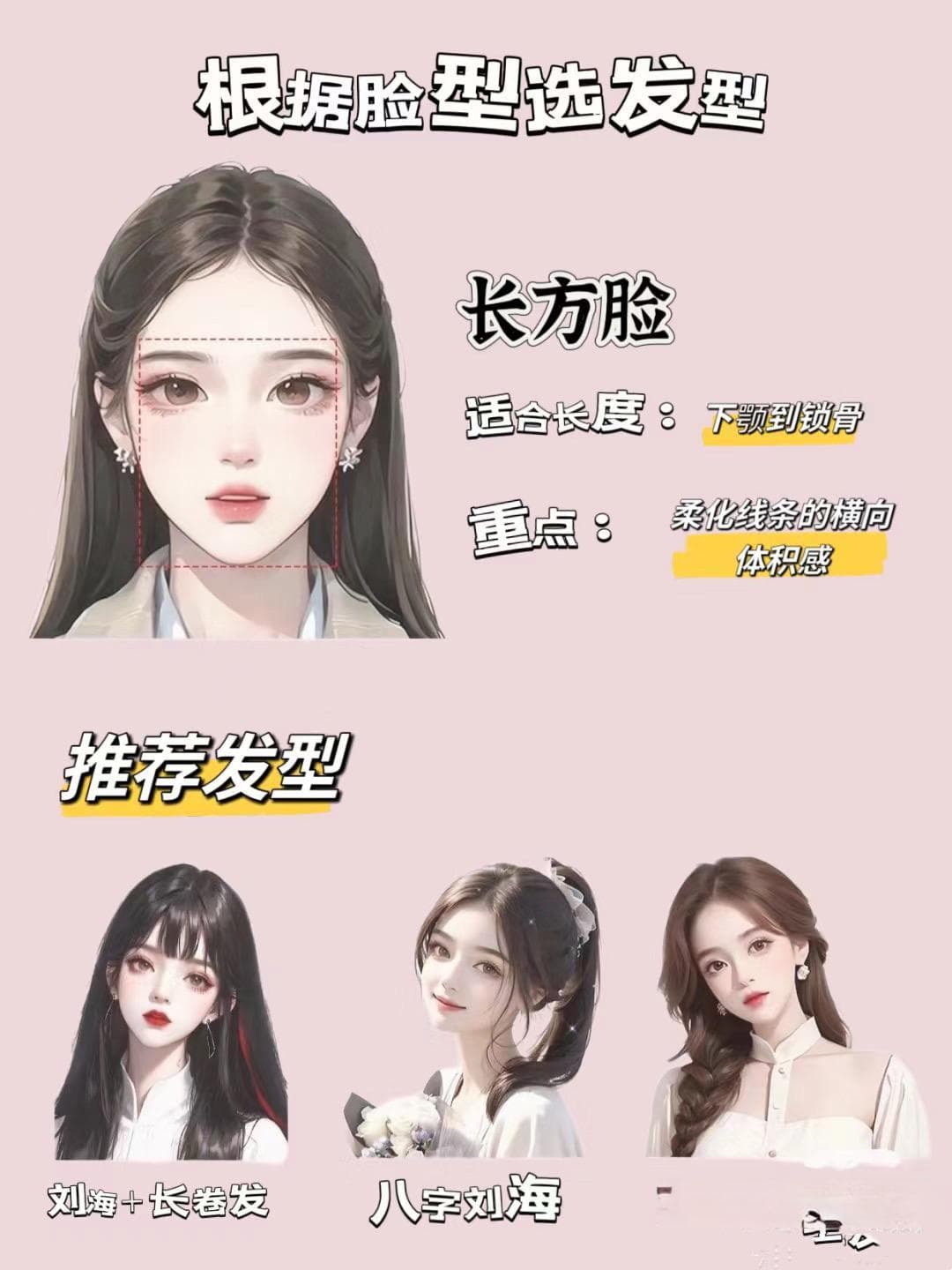 选对发型、提升颜值，不同脸型适合如何选发型？看这一篇就够了