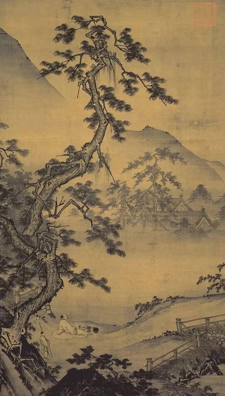 马远山水，构图精妙