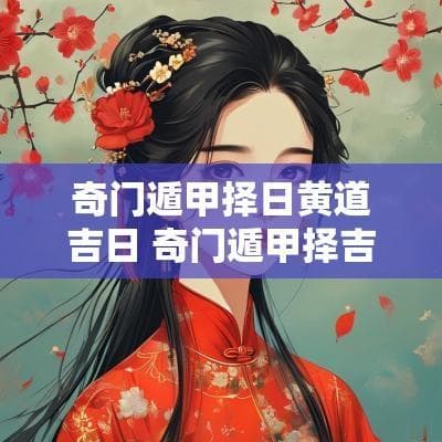 奇门遁甲择日黄道吉日：详解古代预测术中的良辰吉日选择