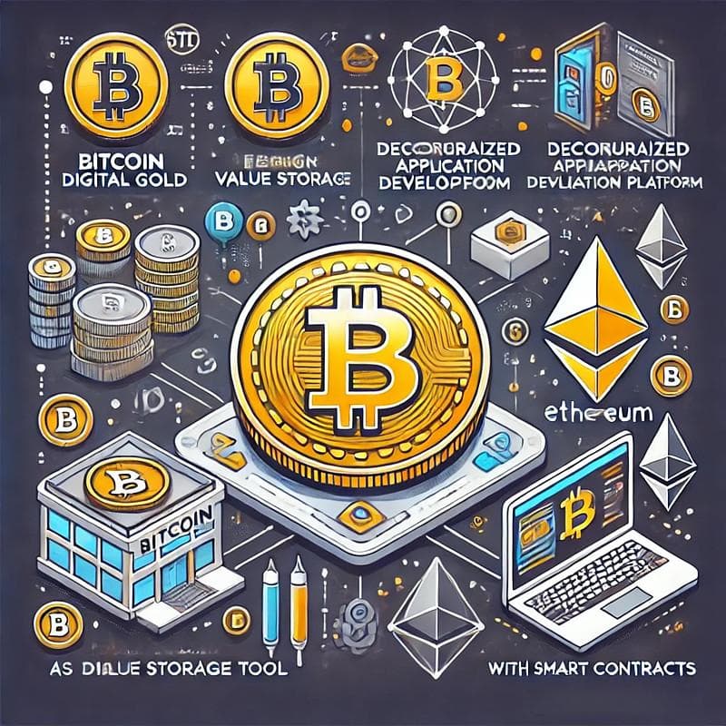 比特币与以太坊：两大加密货币的比较