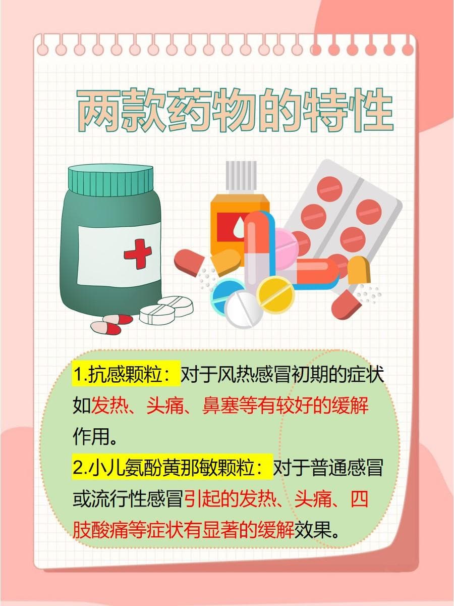 感冒用药抉择：抗感好还是氨酚黄那敏