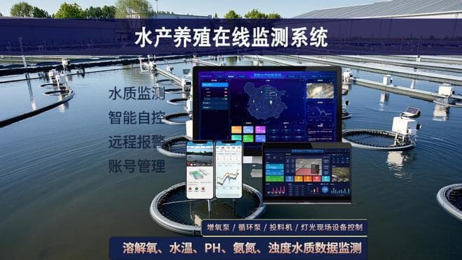 水产养殖在线监测系统，全天候调控养殖环境