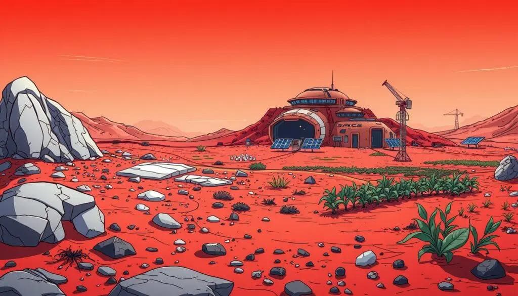 “在火星生活：SpaceX 2030 年革命性计划”
