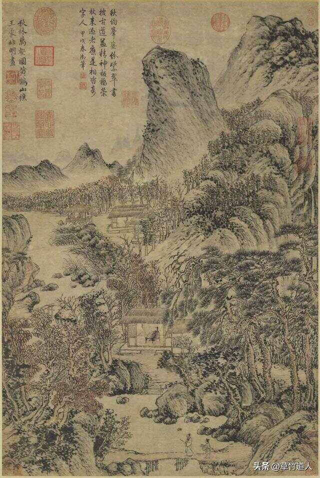 “元四家”王蒙山水画笔墨形式审美探析：清隐与浑朴、柔弱与刚劲