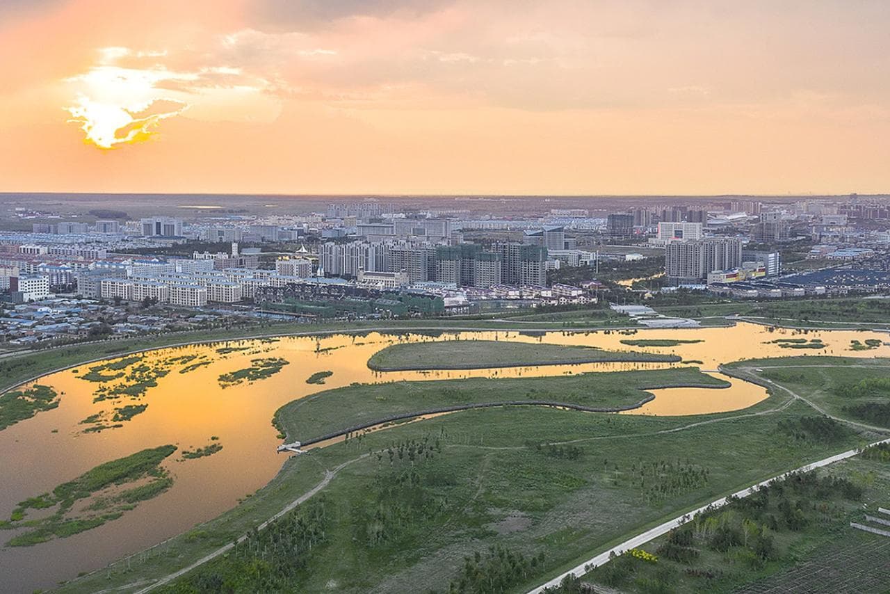 伊敏河滨水公园：草原城市的韧性河道