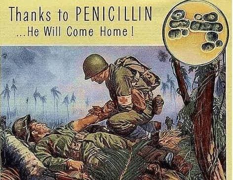 战争时期，西药“盘尼西林”有多珍贵？战场上的救命药