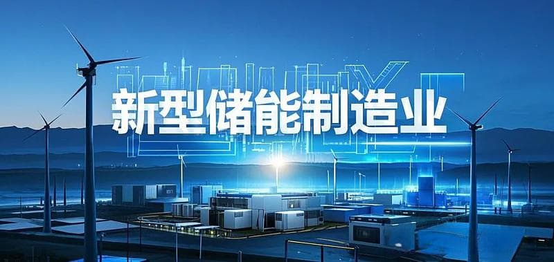 《新型储能制造业高质量发展行动方案》解读及概念股梳理