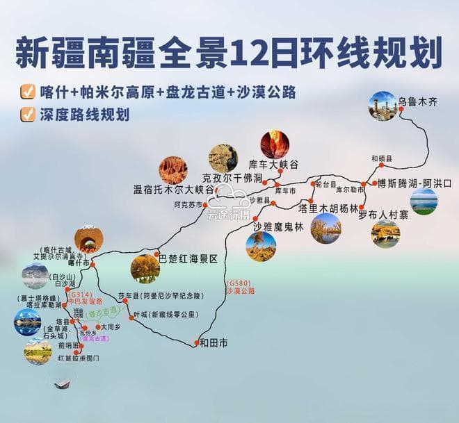 新疆南疆12日全景游：从喀什到帕米尔高原的深度旅游攻略
