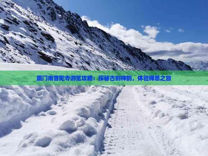 厦门南普陀寺游览攻略：探秘古刹神韵，体验禅意之旅