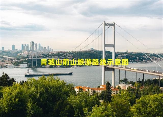 青城山前山旅游路线示意图,青城山前山旅游路线图