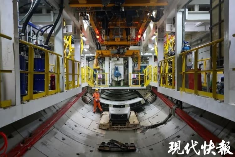 宁芜铁路扩能改造工程南京南隧道盾构段施工加速推进