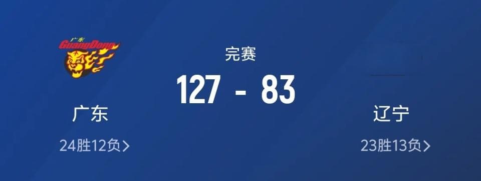 大胜辽宁44分，广东男篮的赢球因素有哪些？