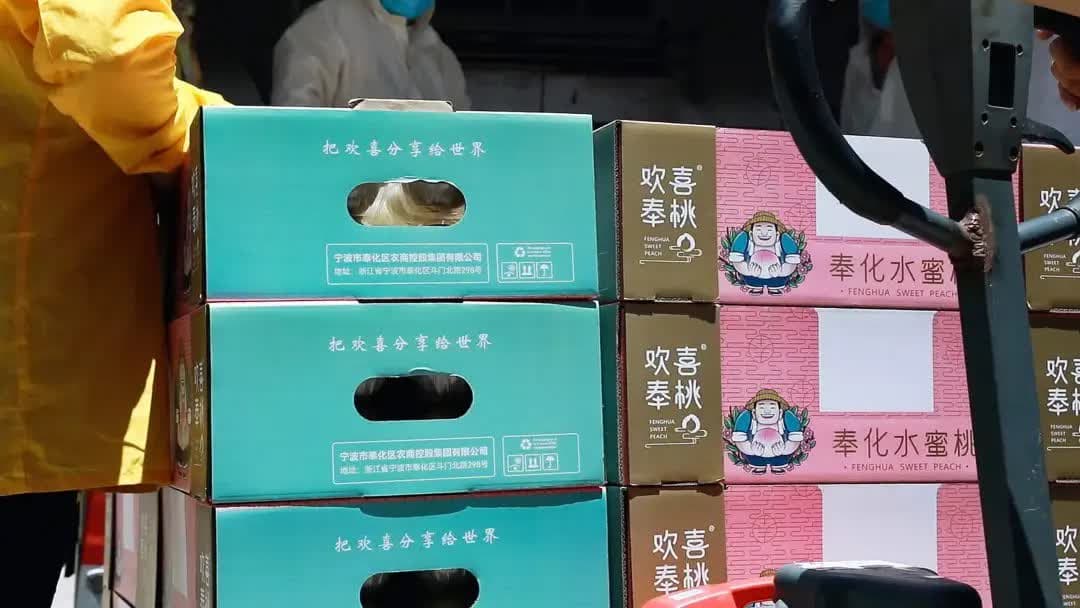 迪拜首尝“中国甜”，奉化水蜜桃叩开中东市场大门