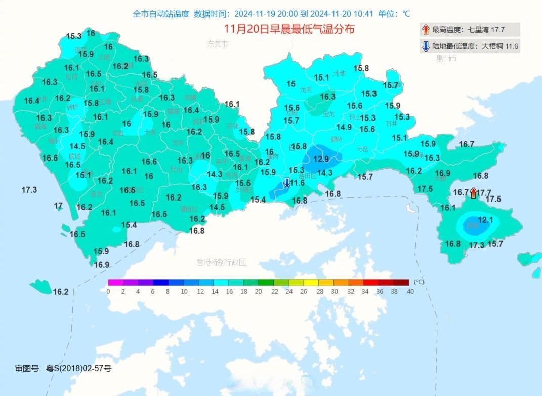 深圳突现剧烈降温：从夏天到深秋仅隔一夜