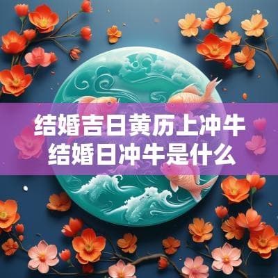 结婚吉日黄历上冲牛 结婚日冲牛是什么意思