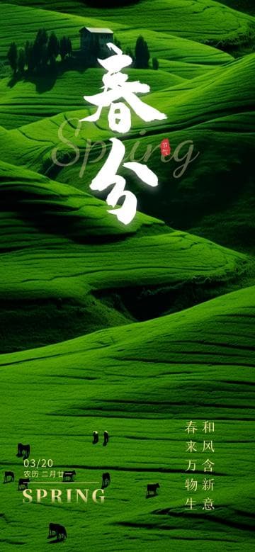 春分 | 天地共分春色，万物新生