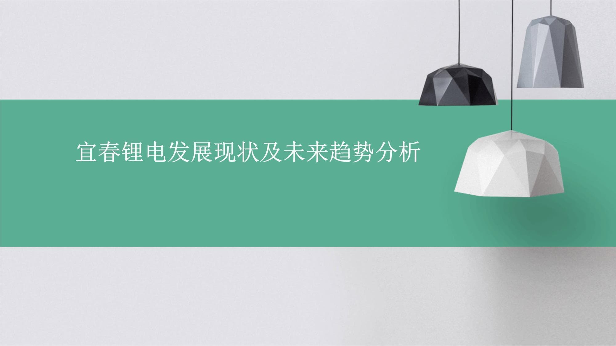宜春锂电发展现状及未来趋势分析