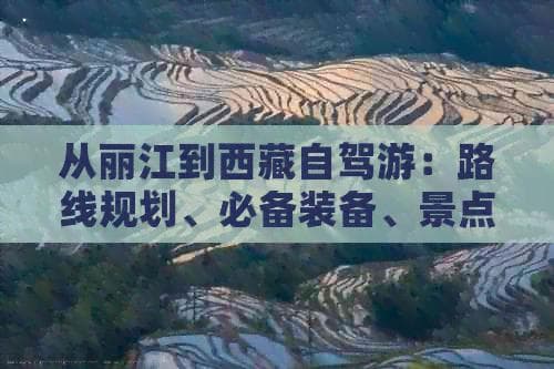 从丽江到拉萨：两条进藏自驾路线详解与攻略