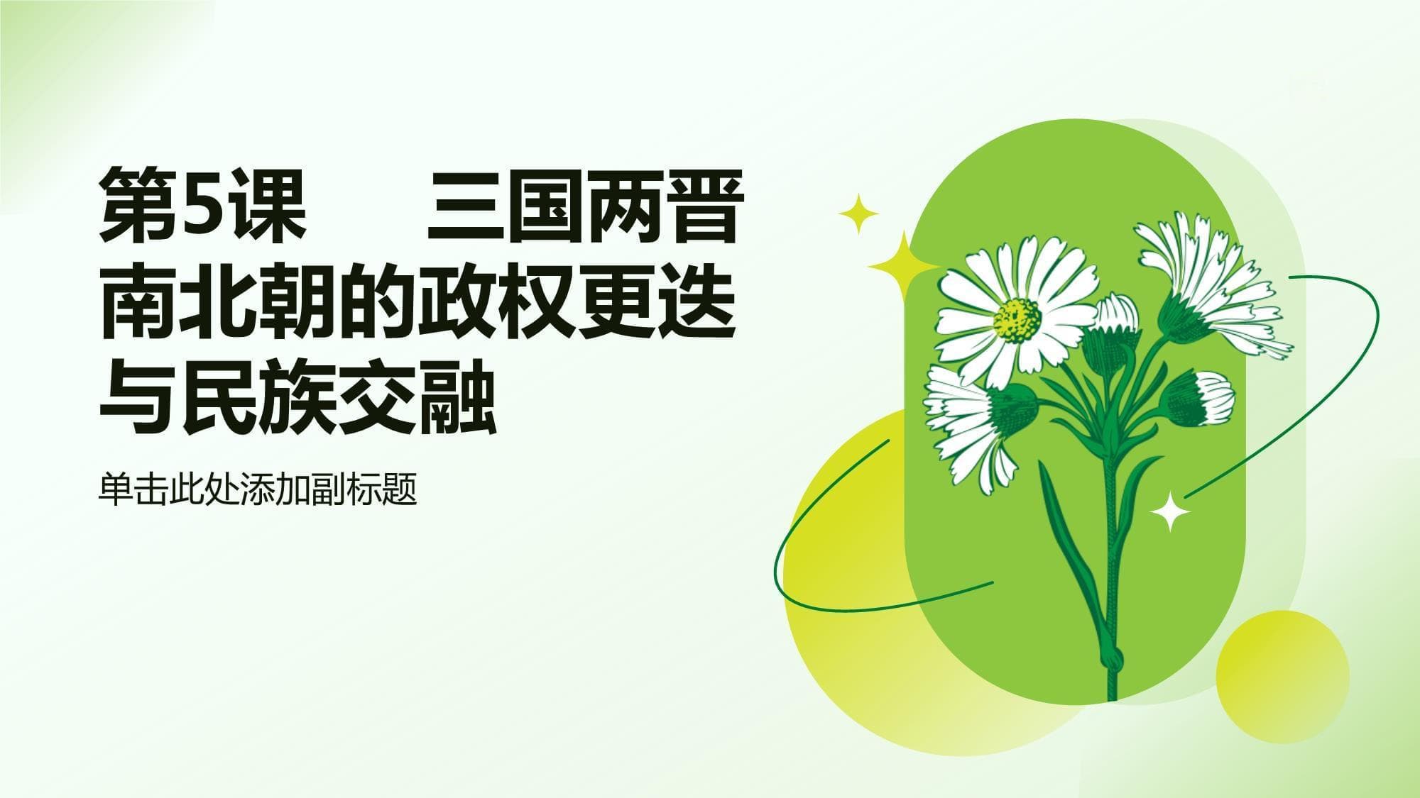 三国两晋南北朝的政权更迭与民族交融