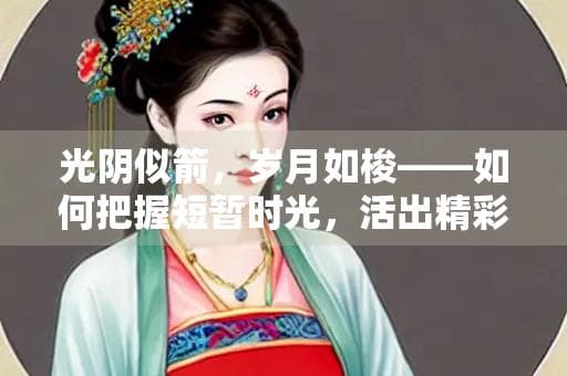 光阴似箭，岁月如梭——如何把握短暂时光，活出精彩人生？