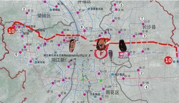 长沙四方坪地铁10号线调整，新楼盘交通大升级