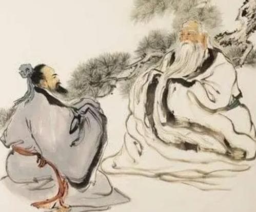 孔子与老子的对话：智慧的碰撞与深思的沉默