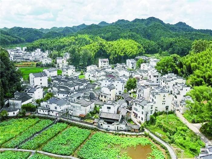 江西婺源西冲村：人文景观丰富的“品”字形村落