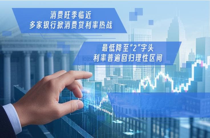 多家银行掀消费贷“价格战”，利率最低仅“2”字头