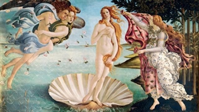 《维纳斯的诞生》中惊艳世人的女神到底是谁？