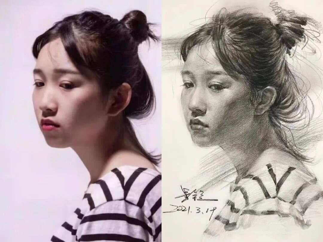 掌握3个技巧，人物素描瞬间封神，简单到离谱