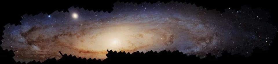 哈勃镜头下的仙女座星系