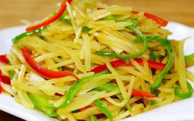 青椒土豆丝，经典简做，味道不减