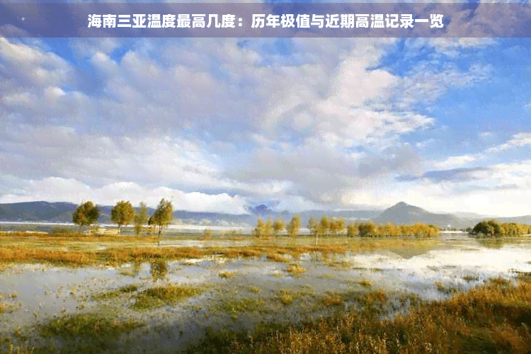 海南三亚温度更高几度：历年极值与近期高温记录一览