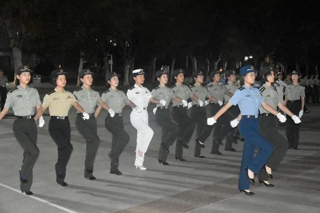 国庆将至，女子阅兵方队已就绪请检阅