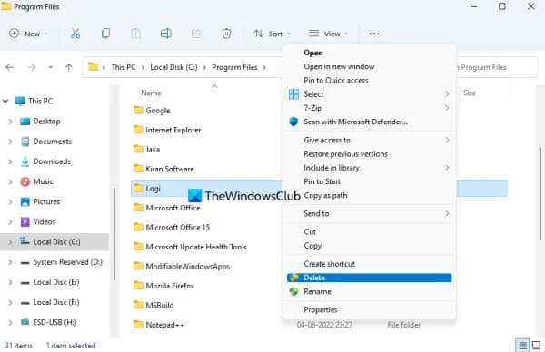 如何在Windows 11/10中彻底删除已卸载程序的残留文件
