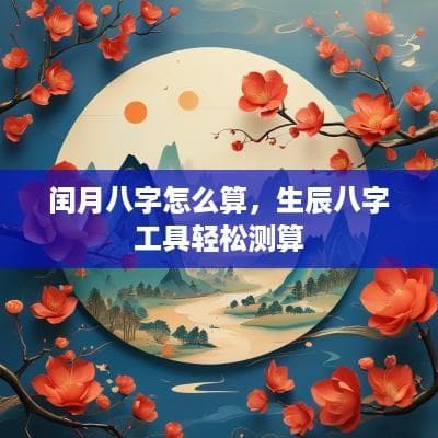 闰月八字怎么算，生辰八字工具轻松测算