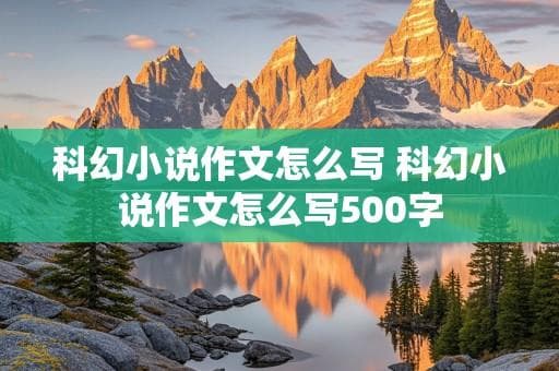 从构思到完成：一篇完整的科幻小说创作指南