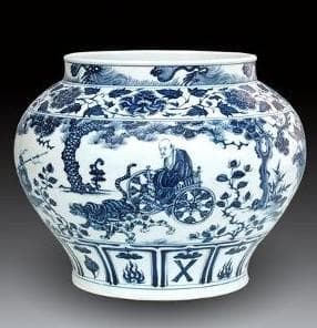 从不同角度解析“元青花”真品与其仿品的区别！