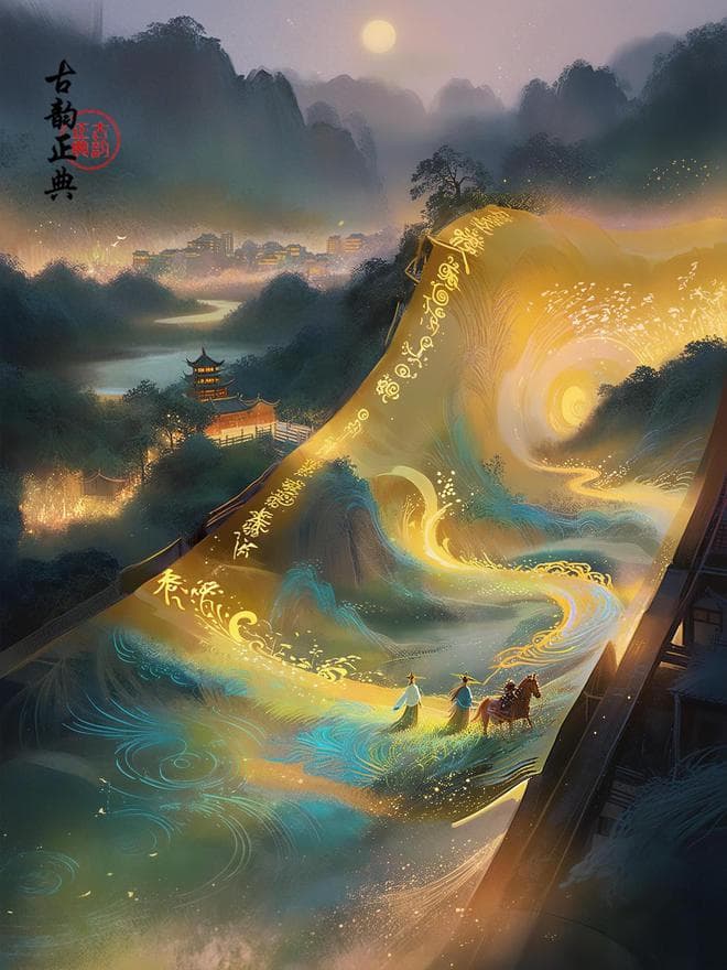 「卦辞」乾：元、亨、利、贞（通达无阻，勇往直前）