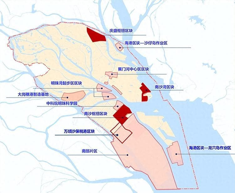 南沙方案提出的三大先行启动区，要在2025年时建设取得重大进展！