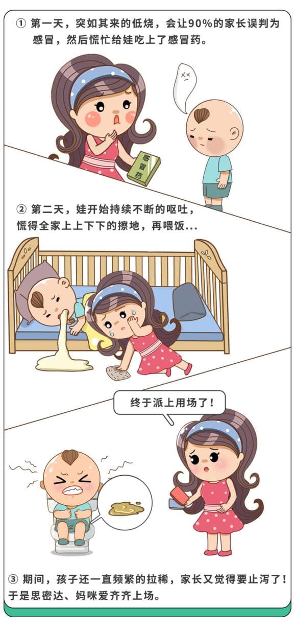 娃半夜发烧、呕吐、拉稀、进ICU，这病毒正高发！5岁内儿童的第二大死因