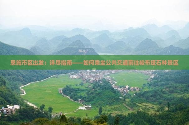 恩施市区出发：详尽指南——如何乘坐公共交通前往梭布垭石林景区