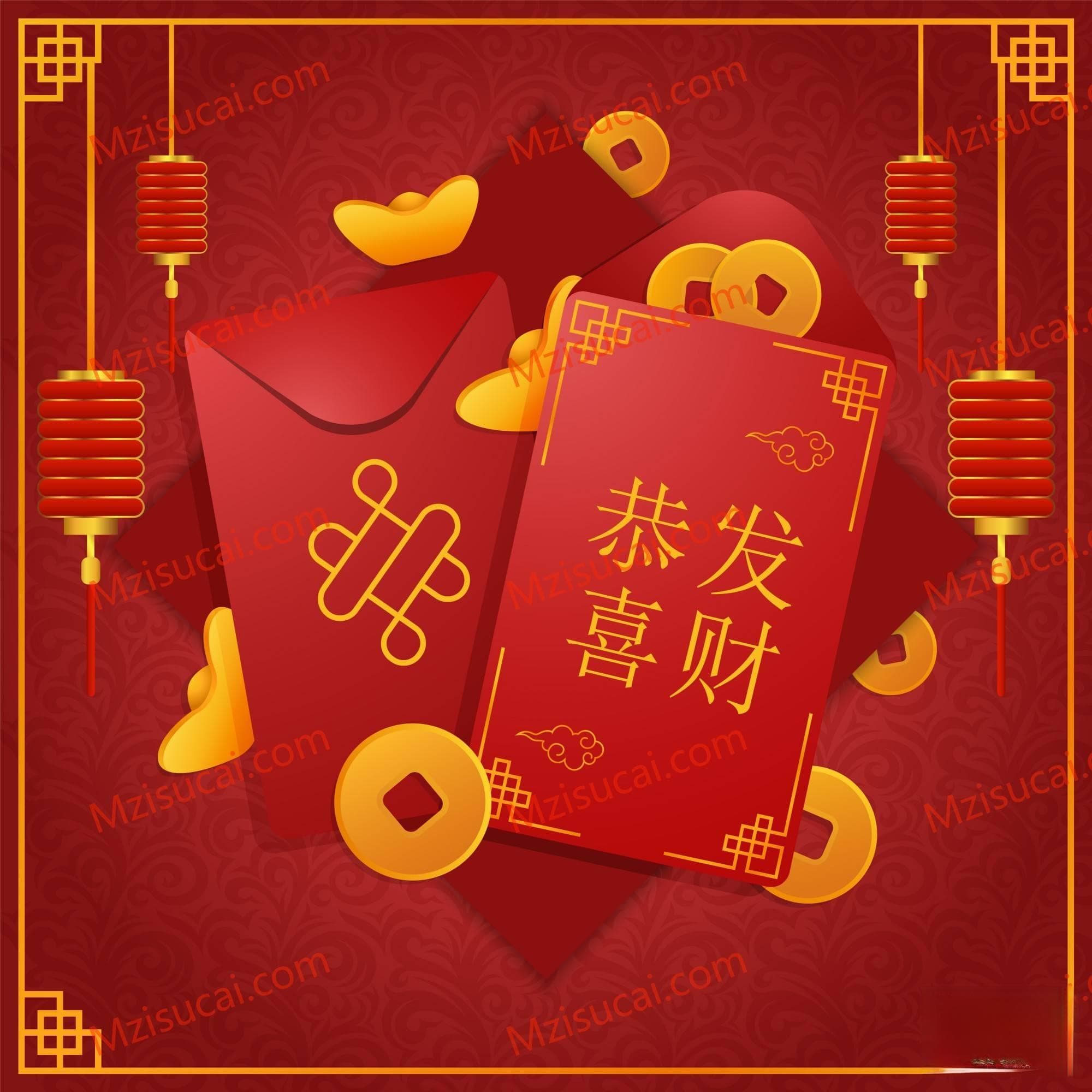高级矢量春节元素合集
