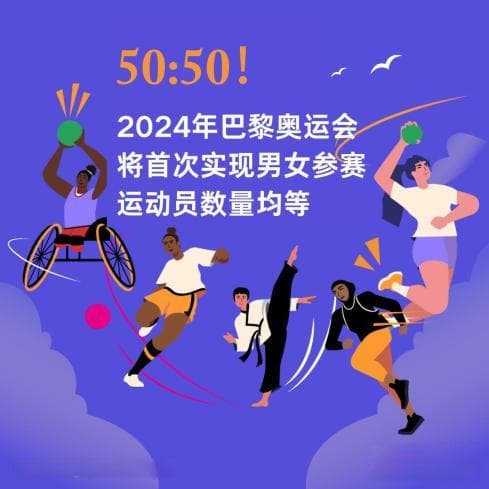奥运会中的性别平等：从完全排除到首次实现50：50
