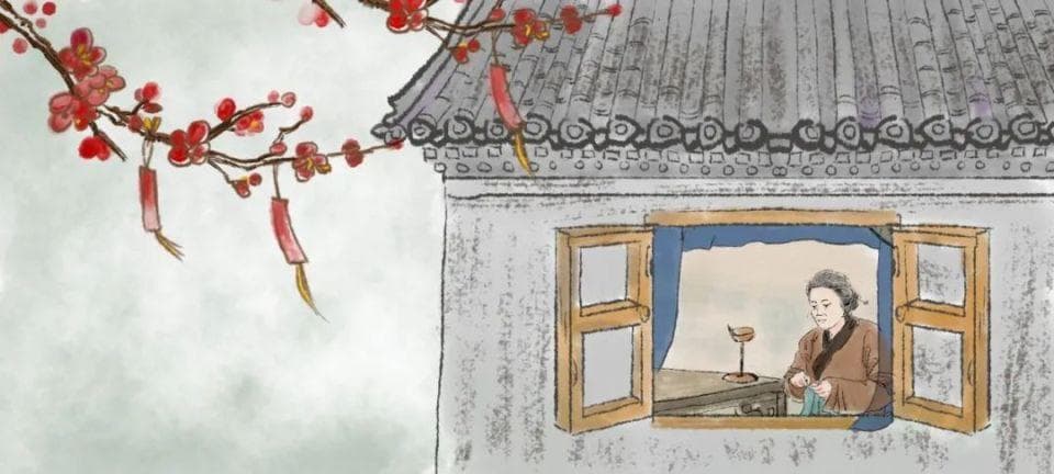 这首温情的母爱小诗，发于肺腑、感人至深，引起万千游子的共鸣