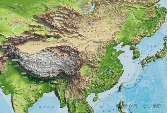 东亚五国地理知识