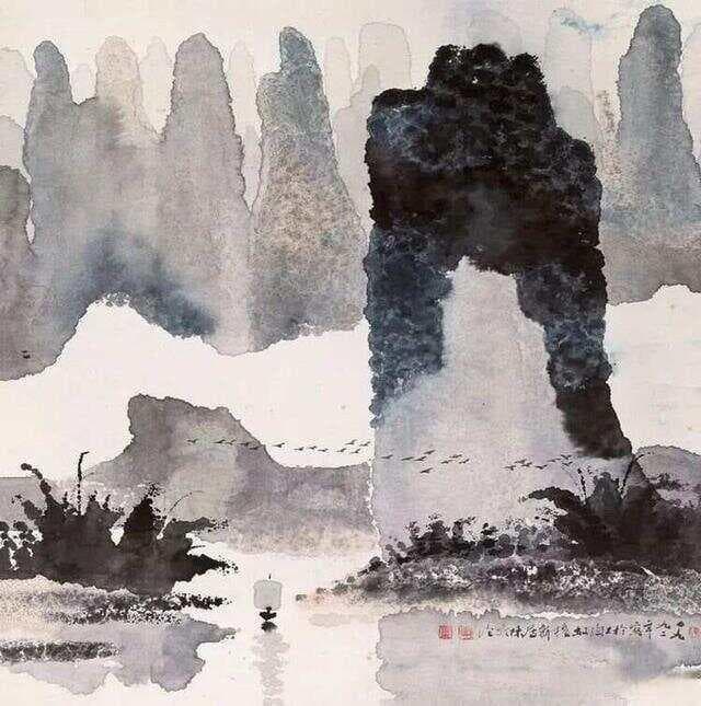 中国现代水墨艺术与西方抽象表现主义的跨文化对比